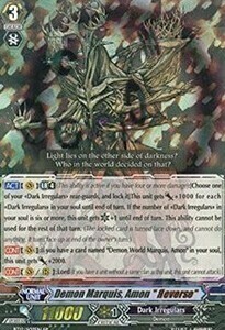 Demon Marquis, Amon "Яeverse" [G Format] Card Front