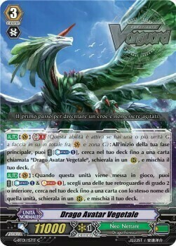 Vegetable Avatar Dragon Card Front