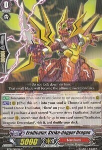 Eradicator, Strike-dagger Dragon Card Front