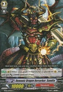 Demonic Dragon Berserker, Sandila Card Front