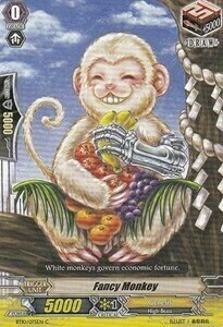 Fancy Monkey Card Front