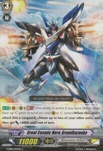 Great Cosmic Hero, Grandbazooka Card Front