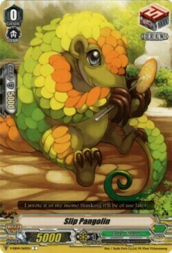 Slip Pangolin [V Format] Card Front