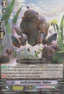 Earth Elemental, Pokkur Card Front