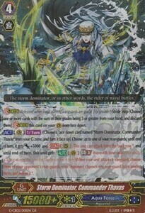 Storm Dominator, Commander Thavas [G Format] Card Front