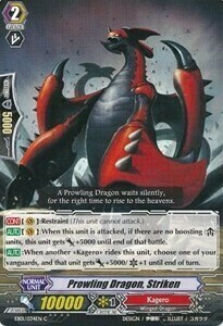 Prowling Dragon, Striken Card Front