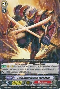 Twin Swordsman, MUSASHI [G Format] Card Front