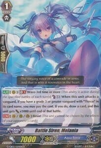 Battle Siren, Melania [G Format] Card Front