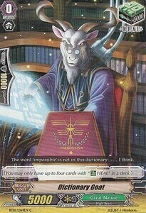 Dictionary Goat [G Format] Card Front