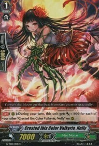 Crested Ibis Color Valkyrie, Nelly [G Format] Card Front
