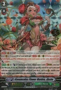Ranunculus Flower Maiden, Ahsha [G Format] Card Front