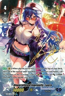 Unparalleled Ingenuity, Loura [V Format] Card Front