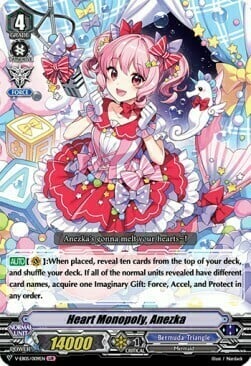 Heart Monopoly, Anezka [V Format] Card Front