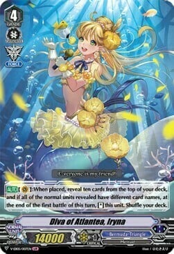 Diva of Atlantea, Iryna Card Front