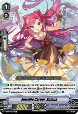 Equable Career, Spiana [V Format] Card Front