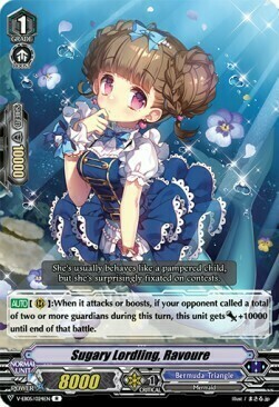 Sugary Lordling, Ravoure [V Format] Card Front