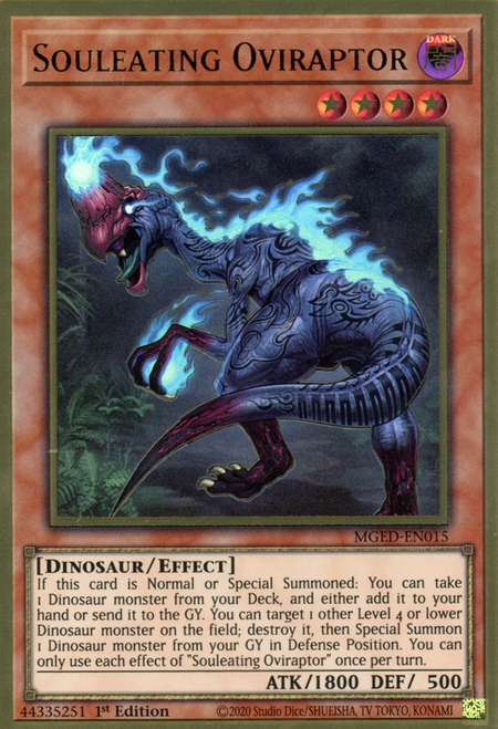 Oviraptor Mangiantanima Card Front
