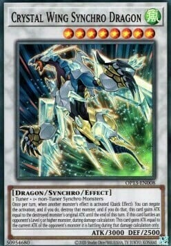 Crystal Wing Synchro Dragon Card Front