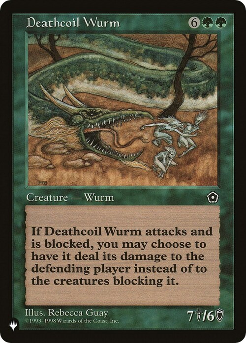 Deathcoil Wurm Card Front