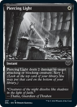 Piercing Light Card Front