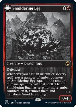 Smoldering Egg // Ashmouth Dragon Frente