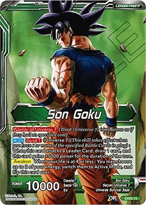 Son Goku // Explosive Power Son Goku Frente