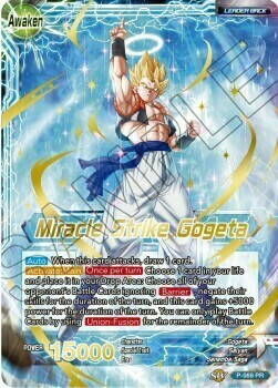 Son Goku & Vegeta // Miracle Strike Gogeta Card Front