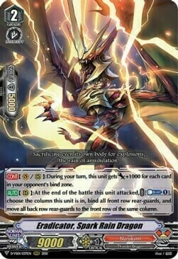 Eradicator, Spark Rain Dragon [V Format] Card Front