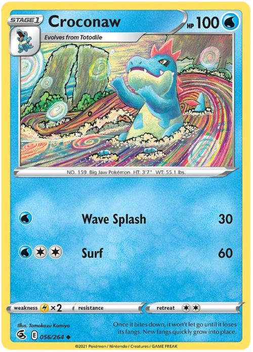 Croconaw [Wave Splash | Surf] Card Front