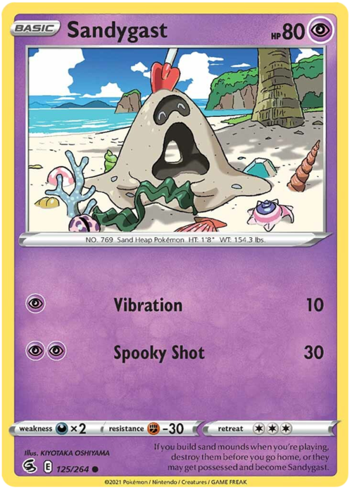 Sandygast [Vibration | Spooky Shot] Card Front