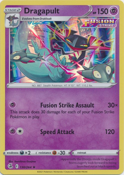 Dragapult [Fusion Strike Assault | Speed Attack] Frente