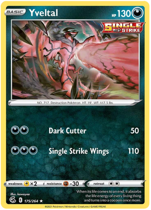 Yveltal [Dark Cutter | Single Strike Wings] Card Front