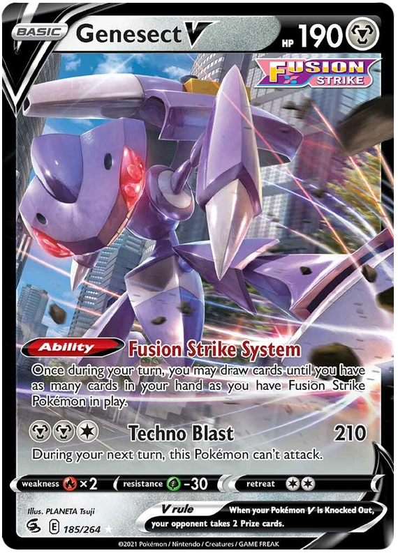 Genesect V (185/264) [Prize Pack Series Two]