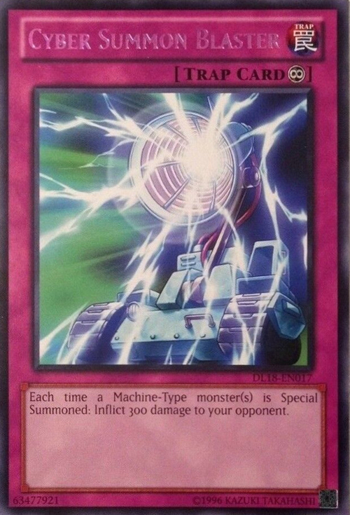 Cyber Summon Blaster Card Front