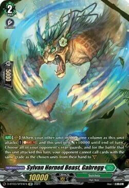Sylvan Horned Beast, Gabregg [D Format] Card Front
