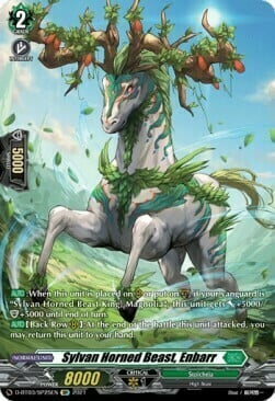 Sylvan Horned Beast, Enbarr [D Format] Card Front
