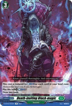 Death-inviting Black-magic Card Front