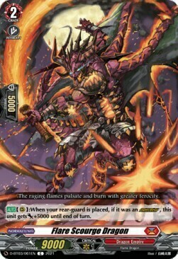 Flare Scourge Dragon Card Front