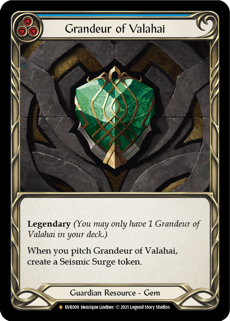Grandeur of Valahai Card Front