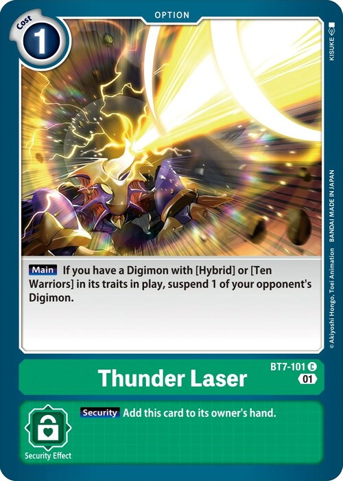 Thunder Laser Frente