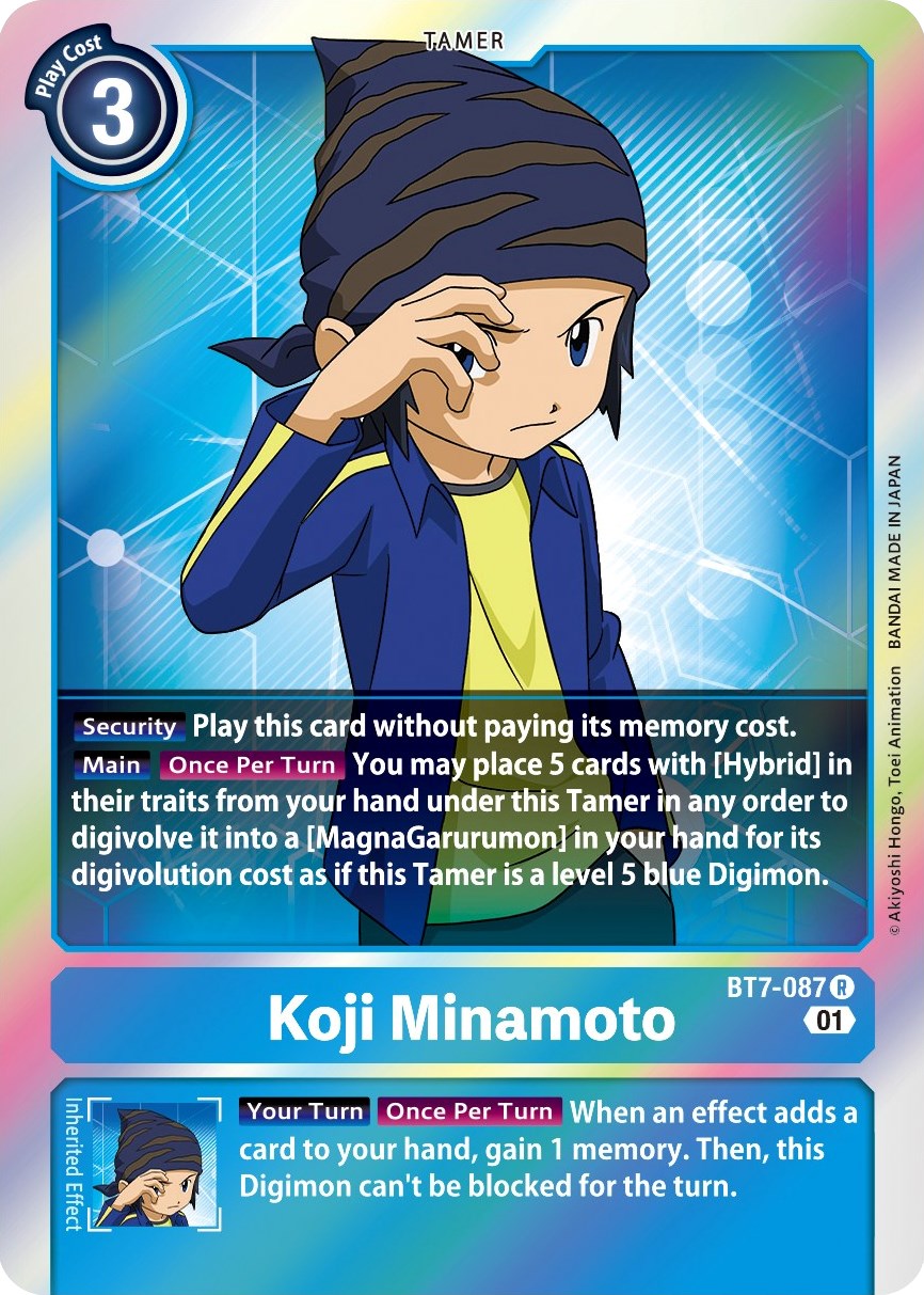 Koji Minamoto BT-07: Next Adventure | Digimon | CardTrader