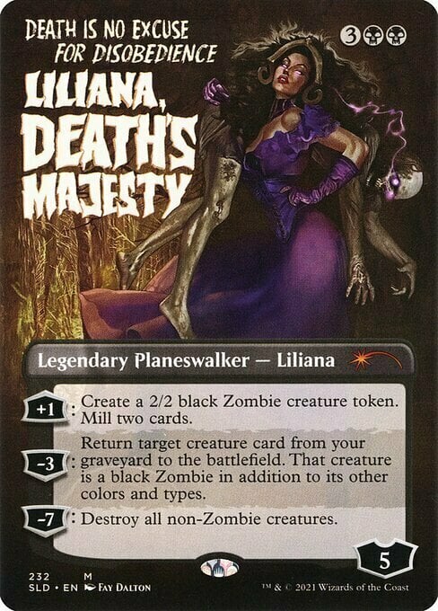 Liliana, majestad de la muerte Frente