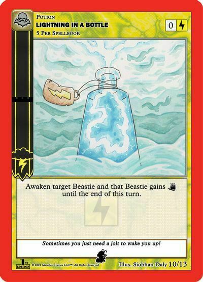 Lightning in a Bottle Garson Invader Card Front