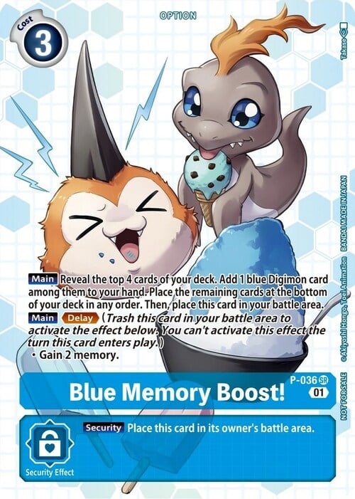 Blue Memory Boost! Frente