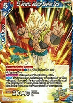 SS Gogeta, Holding Nothing Back Card Front