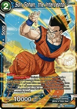 Son Gohan, the Interceptor Card Front