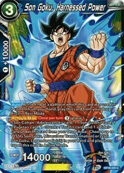 Son Goku, Harnessed Power Card Front