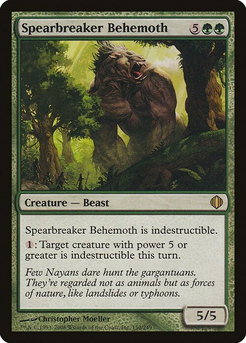 Behemoth Spezzalancia Card Front