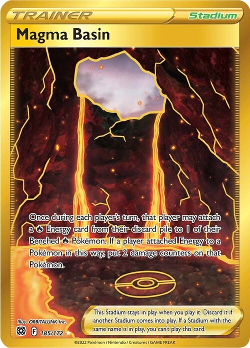 Bacino di Magma Card Front
