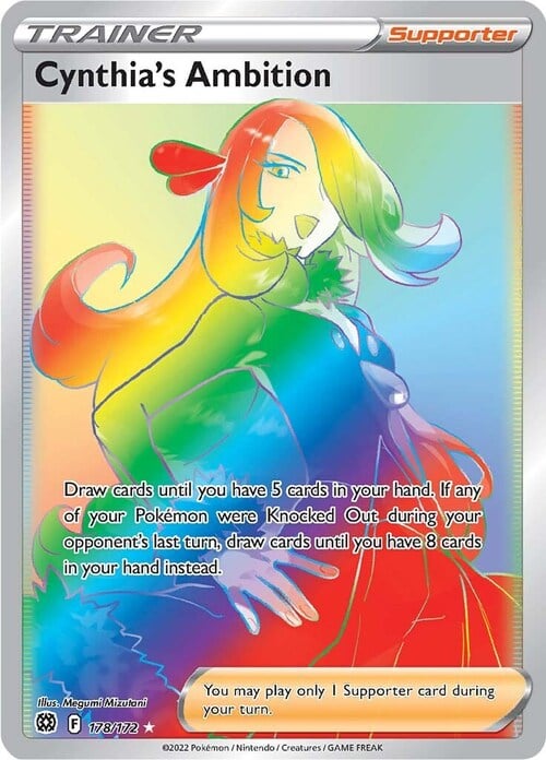 Cynthia's Ambition Card Front